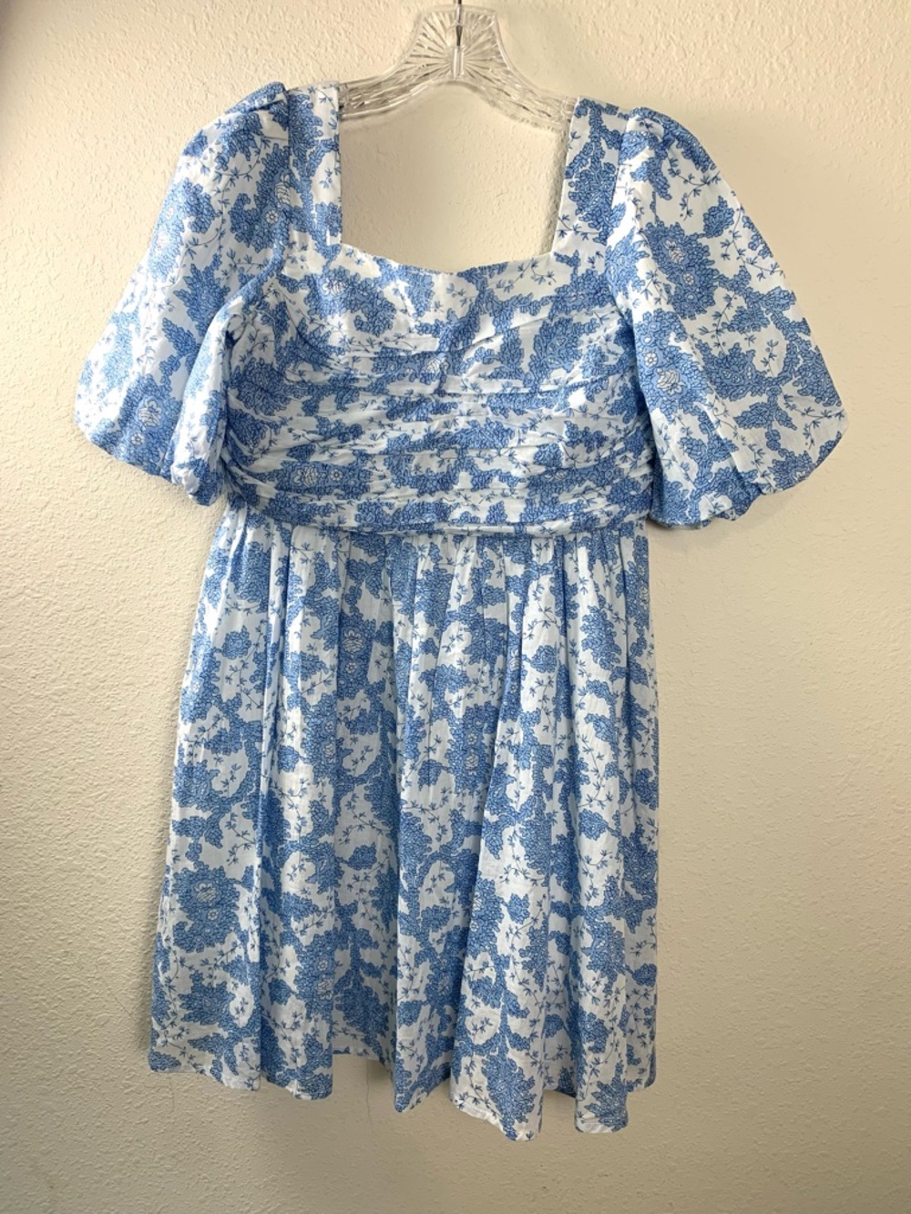 Bardot Junior Vivien Floral Summer Dress Size 16 Cotton Square Neck Babydoll